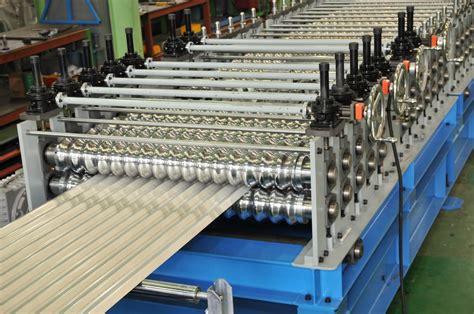 roll forming machine producing steel coil