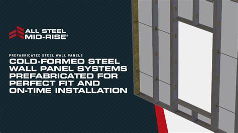 prefabricated cold-formed steel wall panels installation