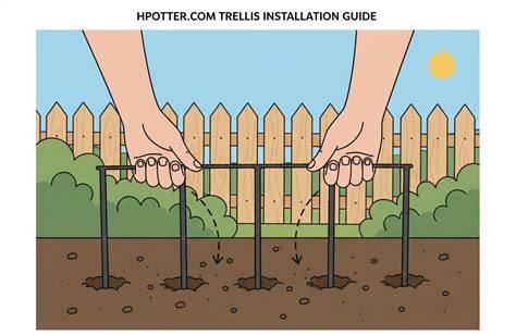 installation guide for porch trellis
