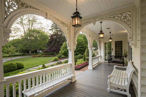 porch trellis configurations with arch and obelisk