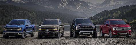 Ford truck and SUV lineup visual overview