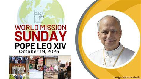 Papal support and World Mission Sunday