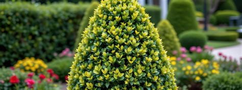 pruned variegated holly for shape control