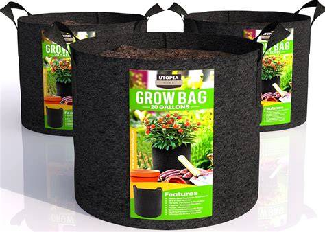 2 gallon fabric grow bag illustration