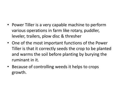 infographic comparing tiller types and uses