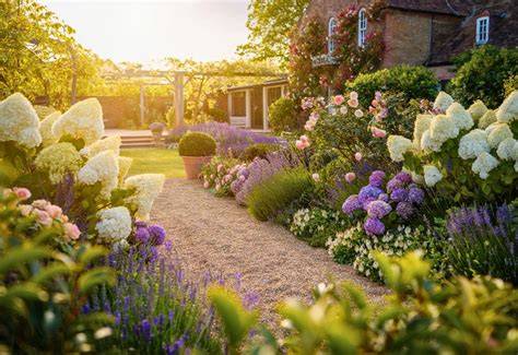 Endless Summer hydrangea garden layout