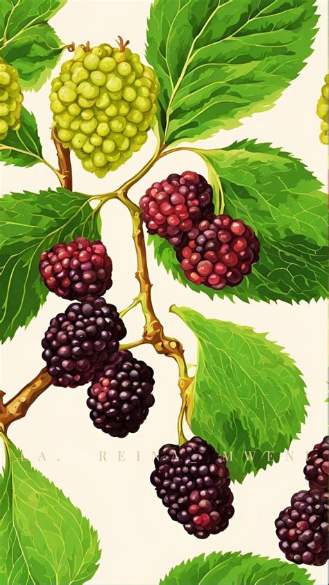 bullard dwarfing mulberries illustration